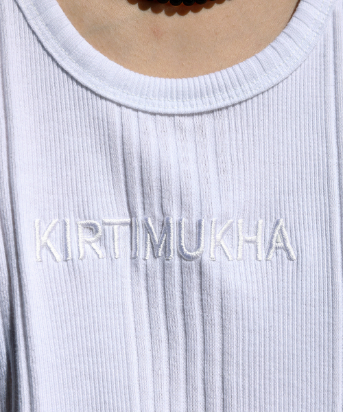 KIRTIMUKHA(キールティムカ)の「ロゴ刺繍マルチリブノースリーブホワイト(Tシャツ/カットソー・メンズ・その他・FREE)」の13枚目の写真