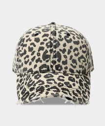 JOHNNY WOLF（ジョニーウルフ）の「LEOPARD POP ウォッシュドツイル レオパード キャップ（キャップ）」