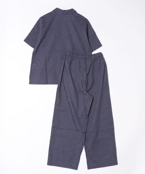キッドブルー -コットンカットJQ -5分袖パジャマ -KNDK374 -kidblue