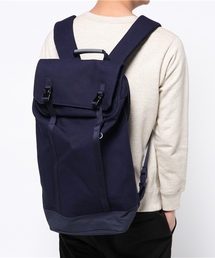 C6 | C6(シーシックス）　Slim Backpack Navy　Double Bonded Canvas　C1309　(ネイビー)(バックパック/リュック)