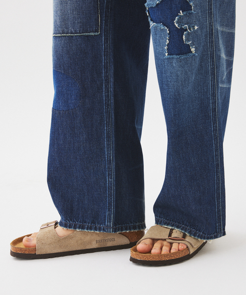 JOURNAL STANDARD relume(ジャーナルスタンダード レリューム)の「<Relume Jeans>リメイク ライトオンス デニムペインターパンツ(デニムパンツ・メンズ・ネイビー/ブラック・LARGE/MEDIUM)」の12枚目の写真