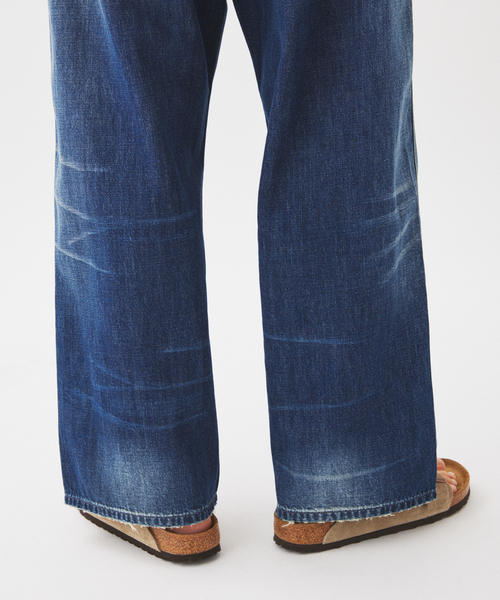 JOURNAL STANDARD relume(ジャーナルスタンダード レリューム)の「<Relume Jeans>リメイク ライトオンス デニムペインターパンツ(デニムパンツ・メンズ・ネイビー/ブラック・LARGE/MEDIUM)」の15枚目の写真