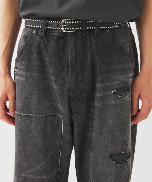 JOURNAL STANDARD relume(ジャーナルスタンダード レリューム)の「<Relume Jeans>リメイク ライトオンス デニムペインターパンツ(デニムパンツ・メンズ・ネイビー/ブラック・LARGE/MEDIUM)」の19枚目の写真