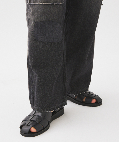 JOURNAL STANDARD relume(ジャーナルスタンダード レリューム)の「<Relume Jeans>リメイク ライトオンス デニムペインターパンツ(デニムパンツ・メンズ・ネイビー/ブラック・LARGE/MEDIUM)」の20枚目の写真