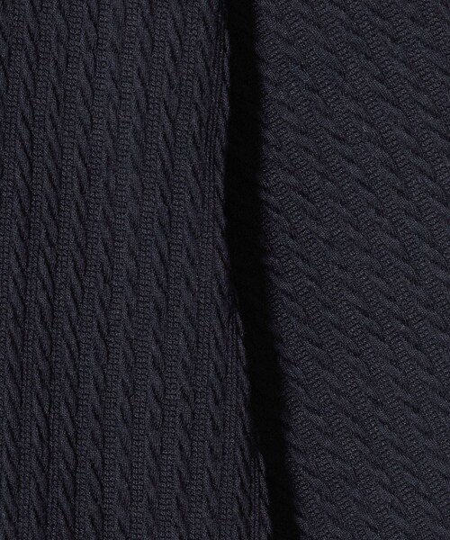 A DAY IN THE LIFE UNITED ARROWS(アデイインザライフユナイテッドアローズ)の「ジャガード ミニケーブルカーディガン 5分袖 <A DAY IN THE LIFE>(カーディガン/ボレロ・レディース・ダークグレー/ネイビー/ナチュラル・FREE)」の13枚目の写真