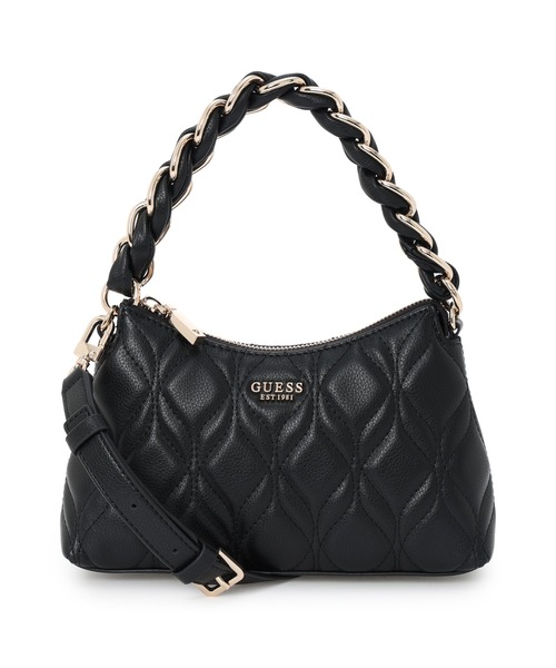 Guess（ゲス）の「MAXINE Mini Shoulder Bag ショルダーバッグ ハンドバッグ（ショルダーバッグ・レディース・オフホワイト/ライトイエロー/ブラック・ONE SIZE）」の4枚目の写真