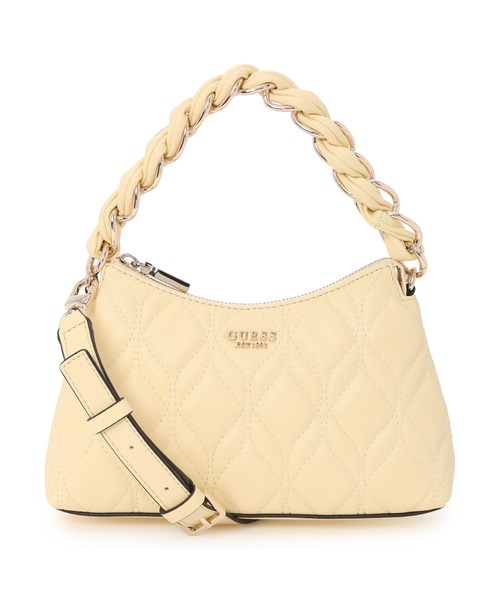 Guess（ゲス）の「MAXINE Mini Shoulder Bag ショルダーバッグ ハンドバッグ（ショルダーバッグ・レディース・オフホワイト/ライトイエロー/ブラック・ONE SIZE）」の6枚目の写真