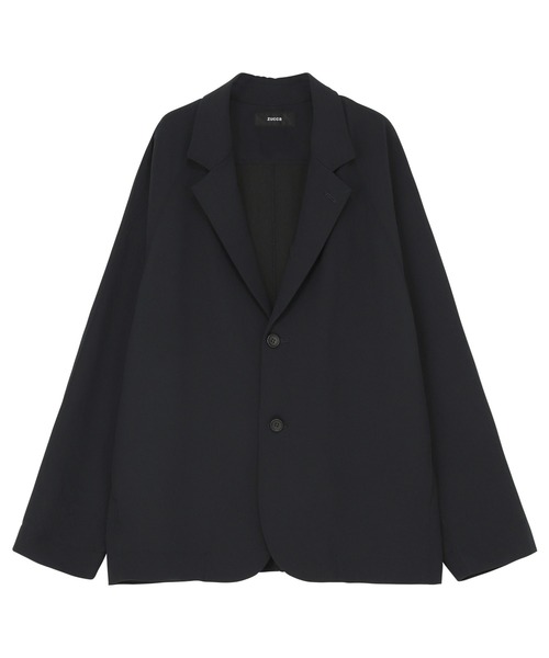ZUCCa（ズッカ）の「TOUSJOURS（テーラードジャケット・レディース・ネイビー/ベージュ・X-LARGE）」の2枚目の写真