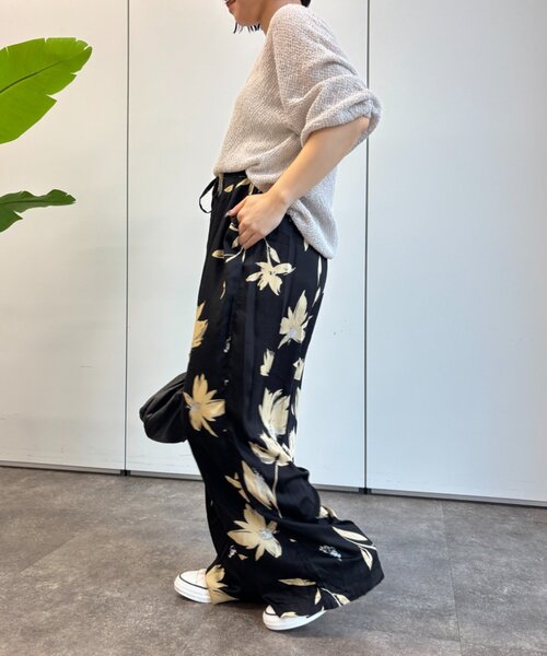 Jena espace merveilleux(ジェナ エスパスメルヴェイユ)の「ボタニカルパンツ(その他パンツ・レディース・ブラック/カーキ・FREE)」の19枚目の写真