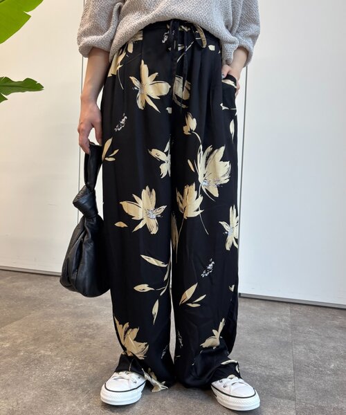 Jena espace merveilleux(ジェナ エスパスメルヴェイユ)の「ボタニカルパンツ(その他パンツ・レディース・ブラック/カーキ・FREE)」の20枚目の写真