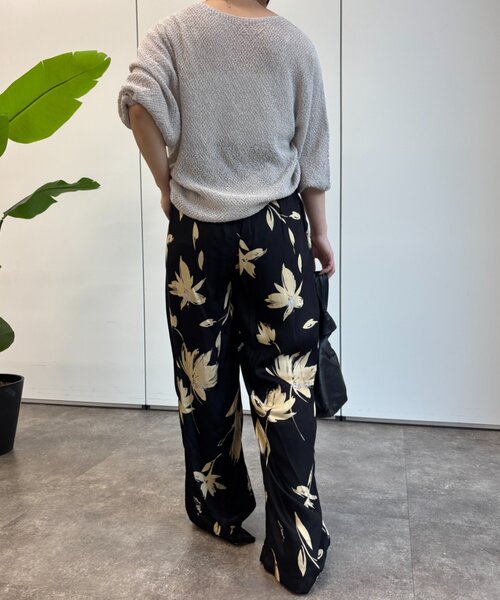 Jena espace merveilleux(ジェナ エスパスメルヴェイユ)の「ボタニカルパンツ(その他パンツ・レディース・ブラック/カーキ・FREE)」の12枚目の写真