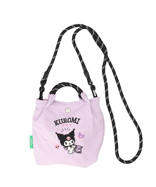 BACKYARD FAMILY(バックヤードファミリー)の「unify × Sanrio characters エンブロイ2wayショルダー(ショルダーバッグ・レディース・ライトグレー/ラベンダー/ネイビー・FREE)」の3枚目の写真