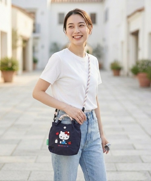 BACKYARD FAMILY(バックヤードファミリー)の「unify × Sanrio characters エンブロイ2wayショルダー(ショルダーバッグ・レディース・ライトグレー/ラベンダー/ネイビー・FREE)」の5枚目の写真