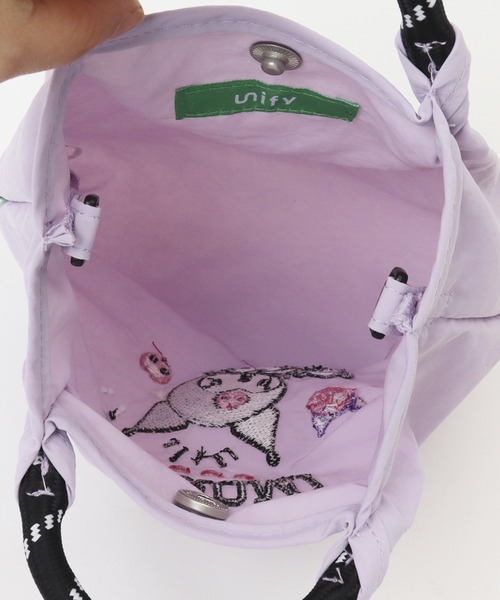 BACKYARD FAMILY(バックヤードファミリー)の「unify × Sanrio characters エンブロイ2wayショルダー(ショルダーバッグ・レディース・ライトグレー/ラベンダー/ネイビー・FREE)」の6枚目の写真