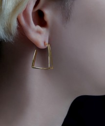 【YArKA/ヤーカ】frame design earing(pierce)[FLDEP] / フレームデザインピアス