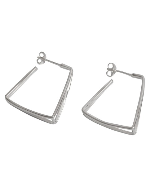 YArKA（ヤーカ）の「【YArKA/ヤーカ】frame design earing(pierce)[FLDEP] / フレームデザインピアス（ピアス（両耳用）・レディース・シルバー/ゴールド・FREE）」の5枚目の写真