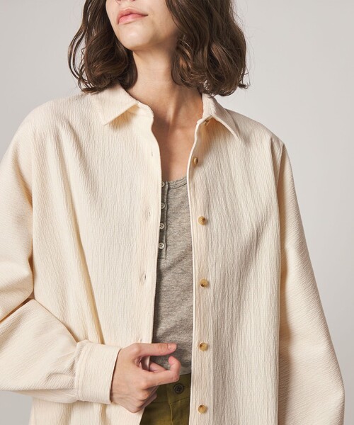Steven Alan(スティーブンアラン)の「<Steven Alan>ランダム コーデュロイ ドルマンスリーブ シャツ(シャツ/ブラウス・レディース・オフホワイト/ダークブラウン/ブラック・S/M)」の7枚目の写真