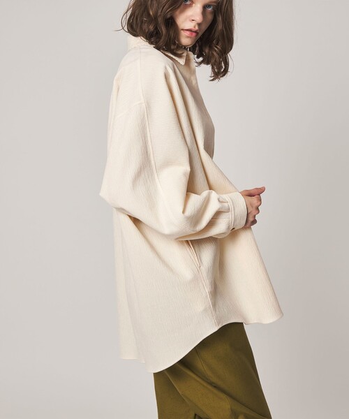 Steven Alan(スティーブンアラン)の「<Steven Alan>ランダム コーデュロイ ドルマンスリーブ シャツ(シャツ/ブラウス・レディース・オフホワイト/ダークブラウン/ブラック・S/M)」の8枚目の写真