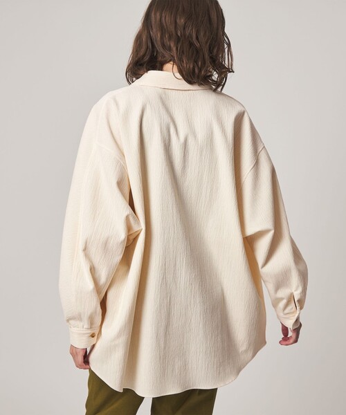 Steven Alan(スティーブンアラン)の「<Steven Alan>ランダム コーデュロイ ドルマンスリーブ シャツ(シャツ/ブラウス・レディース・オフホワイト/ダークブラウン/ブラック・S/M)」の9枚目の写真
