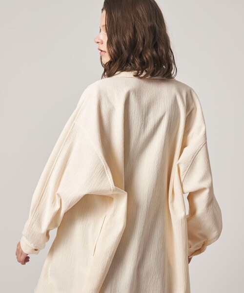 Steven Alan(スティーブンアラン)の「<Steven Alan>ランダム コーデュロイ ドルマンスリーブ シャツ(シャツ/ブラウス・レディース・オフホワイト/ダークブラウン/ブラック・S/M)」の10枚目の写真