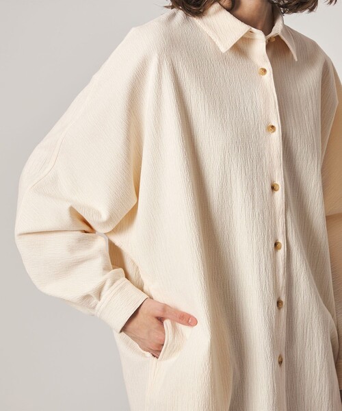 Steven Alan(スティーブンアラン)の「<Steven Alan>ランダム コーデュロイ ドルマンスリーブ シャツ(シャツ/ブラウス・レディース・オフホワイト/ダークブラウン/ブラック・S/M)」の12枚目の写真