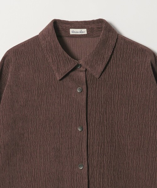 Steven Alan(スティーブンアラン)の「<Steven Alan>ランダム コーデュロイ ドルマンスリーブ シャツ(シャツ/ブラウス・レディース・オフホワイト/ダークブラウン/ブラック・S/M)」の22枚目の写真