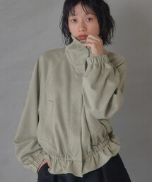 green label relaxing（グリーンレーベルリラクシング）の「＜EMMEL REFINES＞EM スウェードライク スソフリル ブルゾン（ブルゾン）」