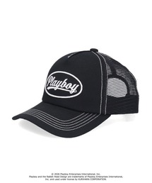 PLAYBOY（プレイボーイ）の「PLAYBOY  OVAL PATCH TRUCKER / プレイボーイ（キャップ）」