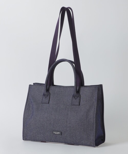 BLUE LABEL CRESTBRIDGE（ブルーレーベルクレストブリッジ）の「2WAYカジュアルトート（ショルダーバッグ・レディース・ダークネイビー/ブラック・FREE）」の2枚目の写真
