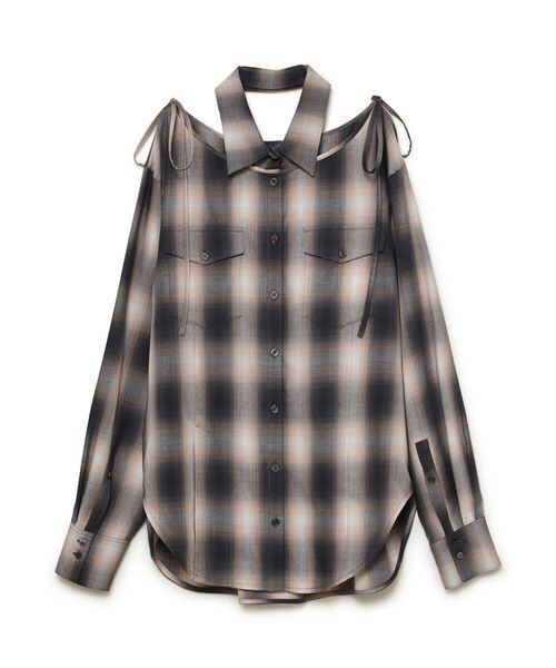 SORIN（ソリン　）の「Cargo Pocket Shirt / カーゴポケットシャツ（シャツ/ブラウス・レディース・チェック/オフホワイト/ダークグレー・38）」の15枚目の写真