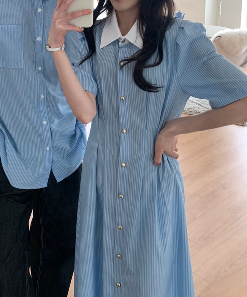 MERRYON（メリオン）の「ポカリシャツワンピース（ワンピース・レディース・その他・SMALL/MEDIUM）」の3枚目の写真