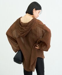 CIAOPANIC TYPY | ∴【体型カバーも叶う】シアーフーディーブラウス(シャツ/ブラウス)