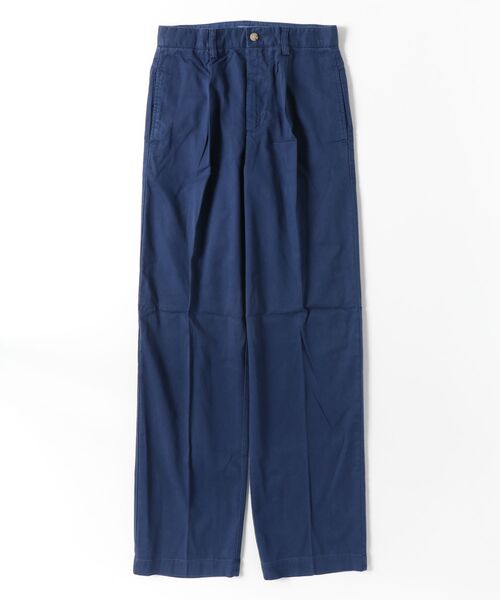 POLO RALPH LAUREN（ポロ ラルフ ローレン）の「プリーテッド コットンブレンド リラックス パンツ（その他パンツ・レディース・ネイビー系1・2/0）」の3枚目の写真