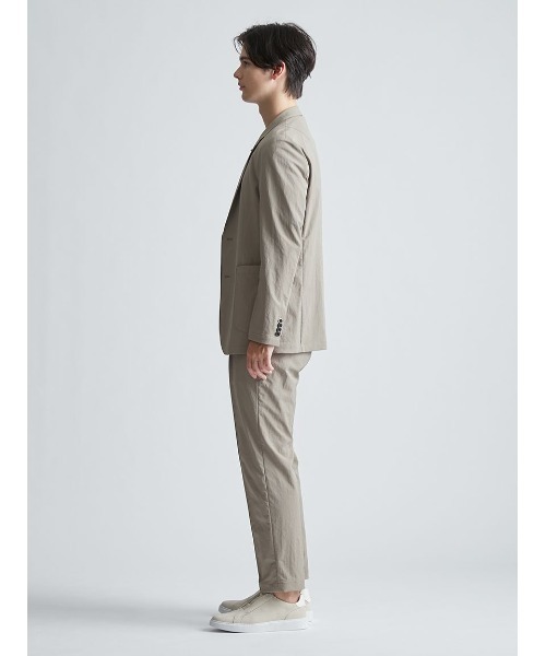 AOURE(アウール)の「VINTAGE NYLON SETUP JACKET(テーラードジャケット・メンズ・ライトベージュ/チャコールグレー/カーキ・MEDIUM/LARGE)」の13枚目の写真