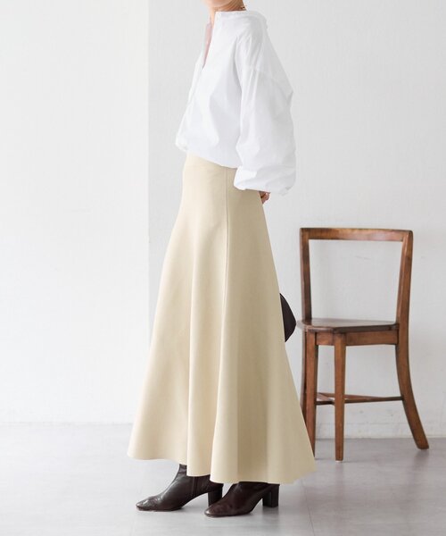 BEARDSLEY（ビアズリー）の「ニットフレアースカート（スカート）」 - WEAR