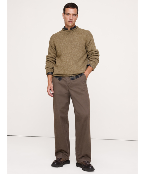 Banana Republic（バナナリパブリック）の「コットン ロールネック セーター（ニット/セーター・メンズ・ネイビー/オリーブ・L/XL/S/M）」の2枚目の写真