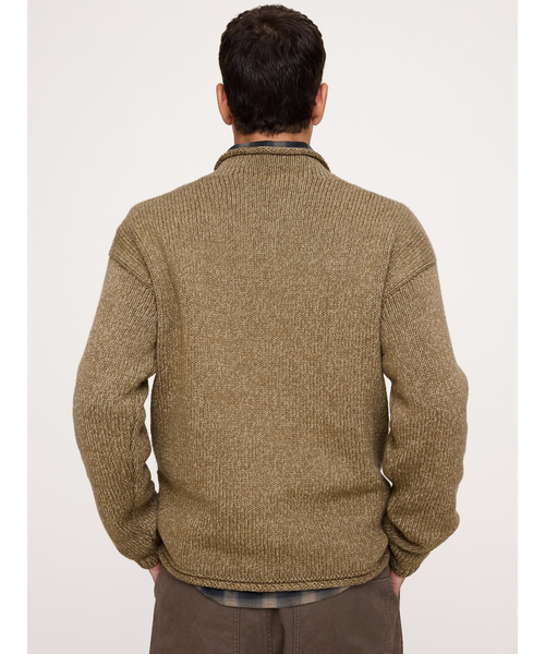 Banana Republic（バナナリパブリック）の「コットン ロールネック セーター（ニット/セーター・メンズ・ネイビー/オリーブ・L/XL/S/M）」の3枚目の写真
