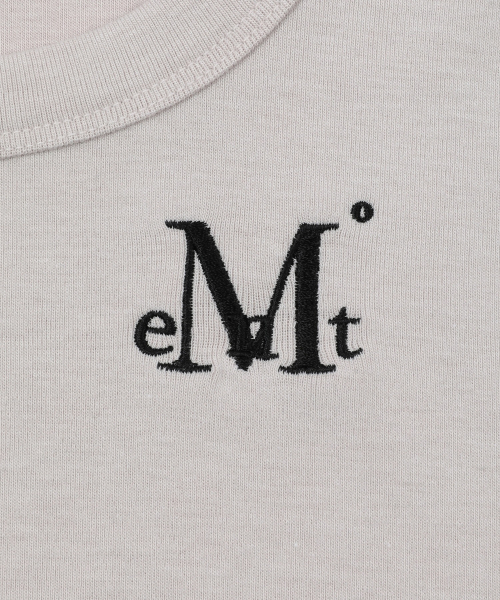 MUCENT(ムセント)の「フェリングミディラウンドネック半袖ティー(6色)(Tシャツ/カットソー・レディース・ブラック/ピンク/ベージュ/グレー/チャコール/ホワイト・FREE)」の8枚目の写真