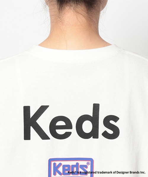 studio CLIP(スタディオクリップ)の「【Keds】ロゴピグメントTシャツ(Tシャツ/カットソー・レディース・グレー/ホワイト/ブラウン・FREE)」の11枚目の写真