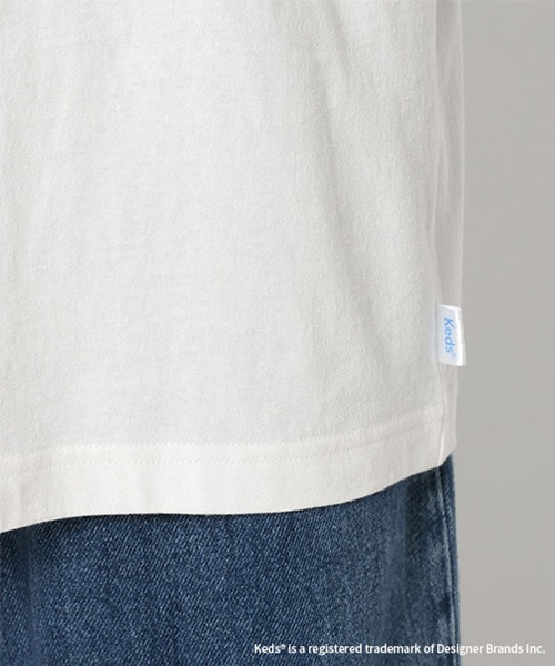 studio CLIP(スタディオクリップ)の「【Keds】ロゴピグメントTシャツ(Tシャツ/カットソー・レディース・グレー/ホワイト/ブラウン・FREE)」の14枚目の写真