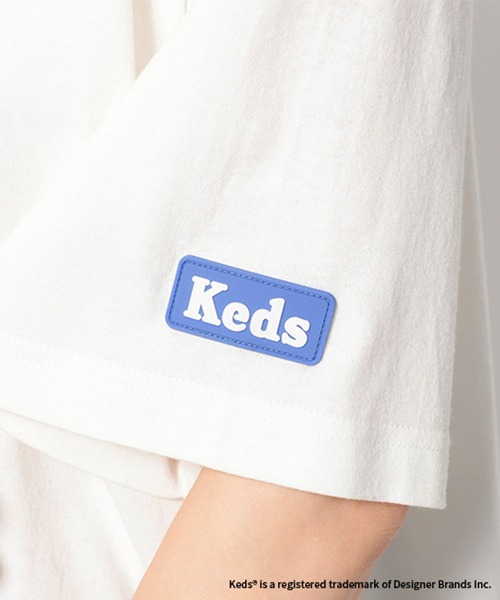 studio CLIP(スタディオクリップ)の「【Keds】ロゴピグメントTシャツ(Tシャツ/カットソー・レディース・グレー/ホワイト/ブラウン・FREE)」の15枚目の写真