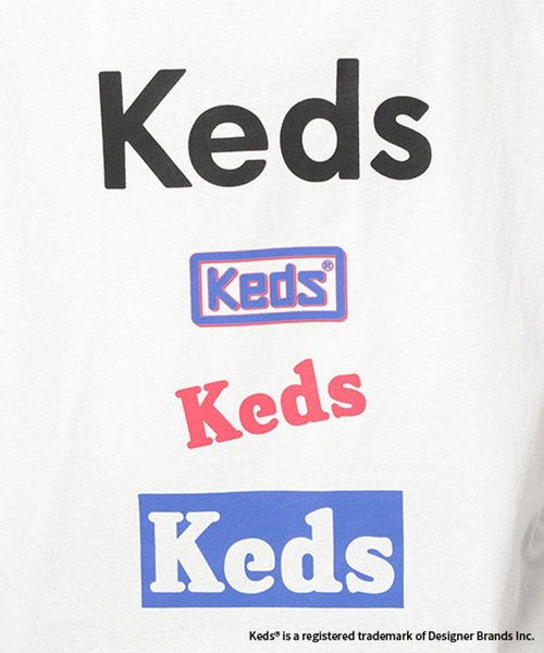 studio CLIP(スタディオクリップ)の「【Keds】ロゴピグメントTシャツ(Tシャツ/カットソー・レディース・グレー/ホワイト/ブラウン・FREE)」の16枚目の写真