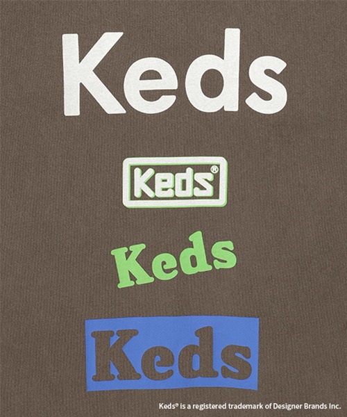 studio CLIP(スタディオクリップ)の「【Keds】ロゴピグメントTシャツ(Tシャツ/カットソー・レディース・グレー/ホワイト/ブラウン・FREE)」の17枚目の写真