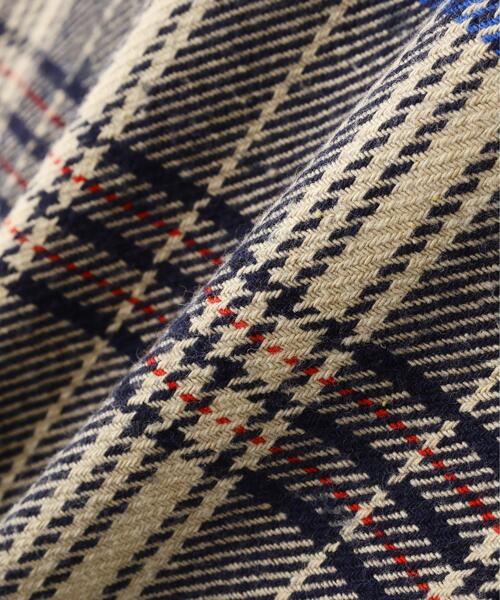 DANKE SCHON(ダンケシェーン)の「【WEB&DEPOT限定】DankeSchon/ダンケシェーン/FLANNEL DAMAGE SHIRTS(シャツ/ブラウス・レディース・ブラック/ベージュ/グレー/レッド・L/M)」の20枚目の写真