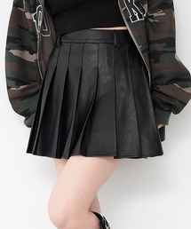 WEGO | WEGO/【26年秋冬新作】PUプリーツスカパン(スカート)