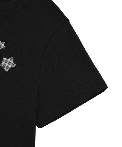 LMR（エルエムアール）の「キャットシンボルアプリケ半袖TシャツBLACK（Tシャツ/カットソー・レディース・ブラック・MEDIUM/SMALL）」の9枚目の写真