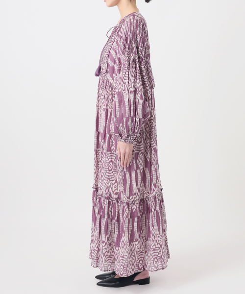SLOBE IENA(スローブイエナ)の「《追加》India Ikat ワンピース(ワンピース・レディース・ラベンダー・FREE)」の11枚目の写真