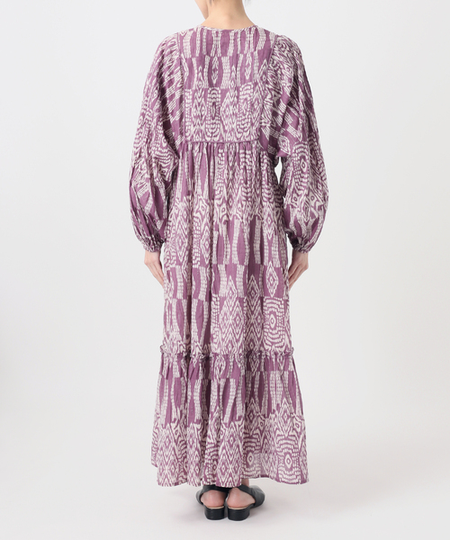 SLOBE IENA(スローブイエナ)の「《追加》India Ikat ワンピース(ワンピース・レディース・ラベンダー・FREE)」の12枚目の写真