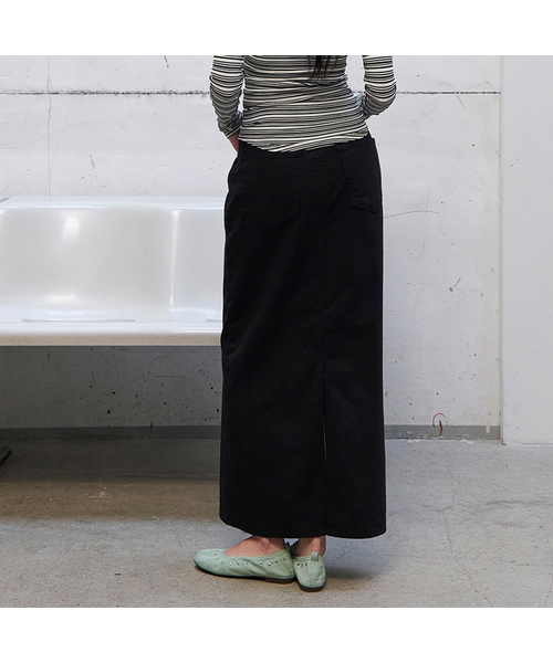 MORVE13(モルブ13)の「アーカイブ ロー ロングスカート(スカート・レディース・アイボリー/ブラック・SMALL/MEDIUM/LARGE)」の2枚目の写真