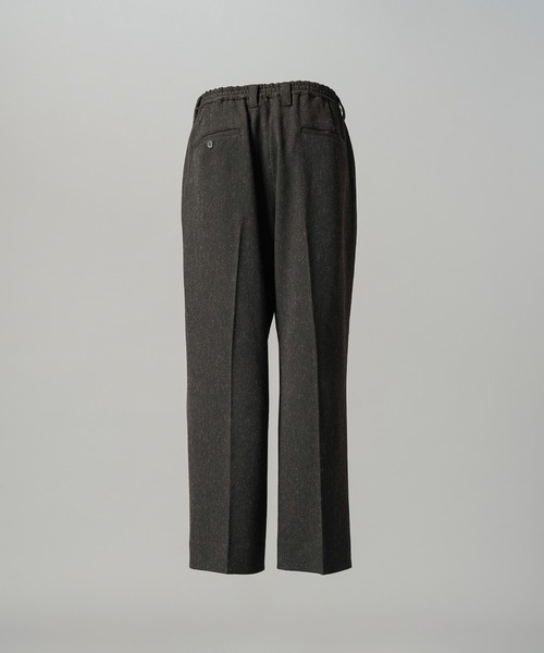 MAISON SPECIAL(メゾンスペシャル)の「《UNISEX》グランジネッププライムワイドツータックスラックス/Grunge Nep Prime-Wide Two-tuck Slacks【MAISON SPECIAL/メゾンスペシャル】■セットアップ対応■(スラックス・メンズ・ブラック/ダークネイビー・0/2/1)」の12枚目の写真